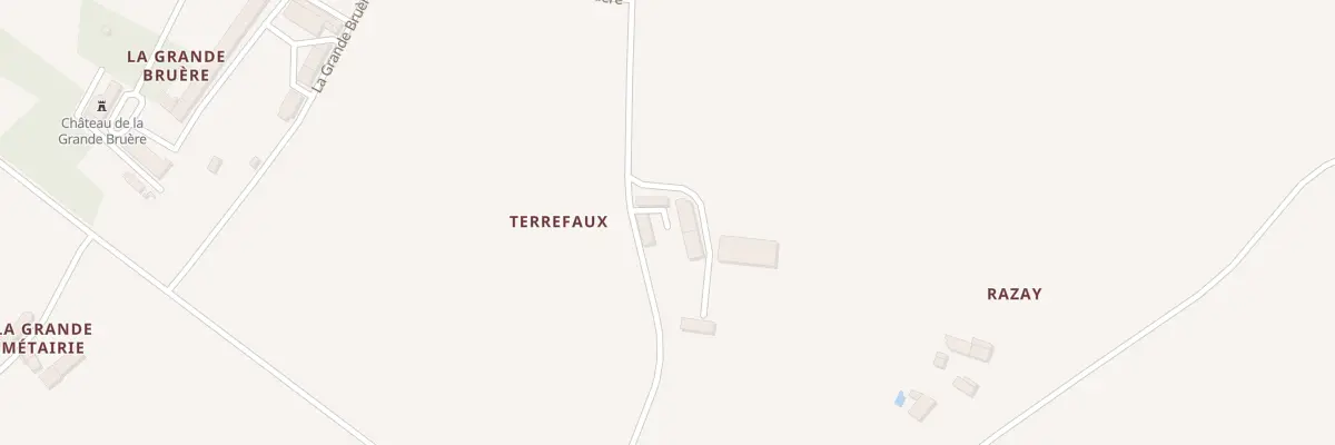 Plan du 5550 La Menigauderie à Villedieu-sur-Indre