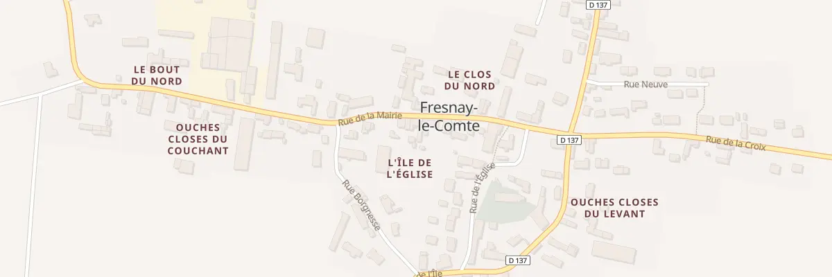 Plan du 11 Rue de la Mairie à Fresnay-le-Comte