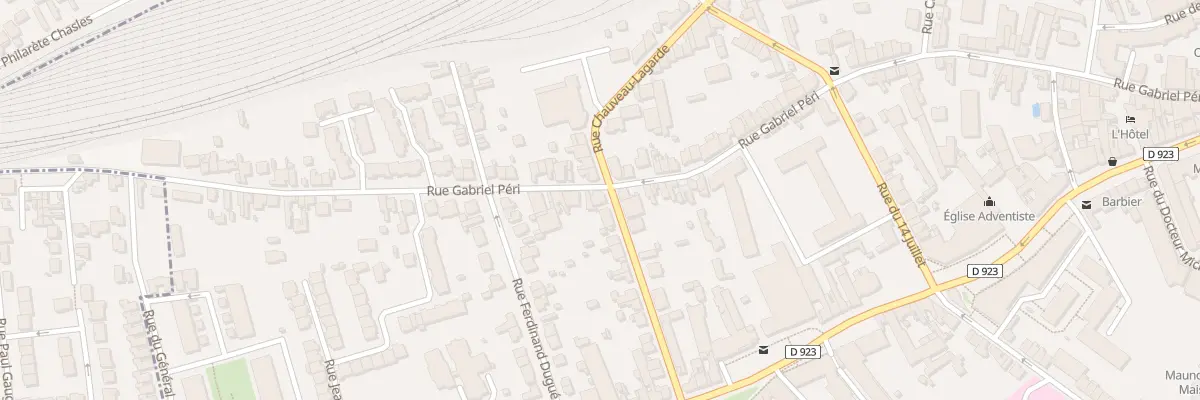Plan du 24 Rue Chauveau-lagarde à Chartres