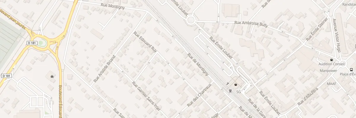 Plan du 65 Rue de Montigny à Vernon