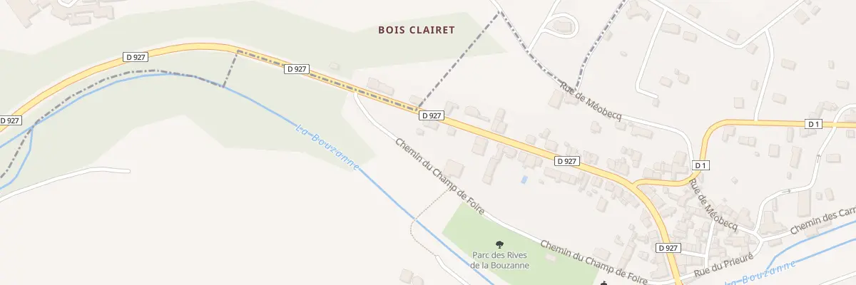 Plan du 2 Rue Nationale au Pont-Chrétien-Chabenet