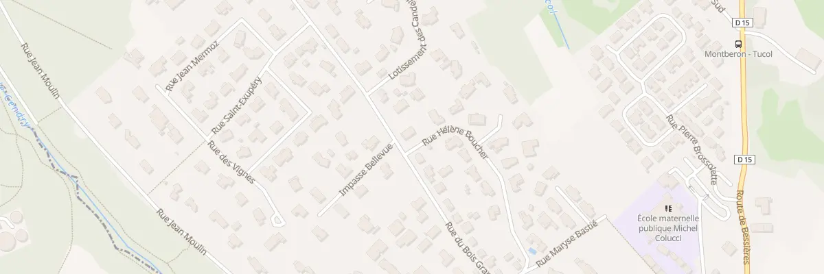 Plan du 22 Rue du Bois Grand à Montberon