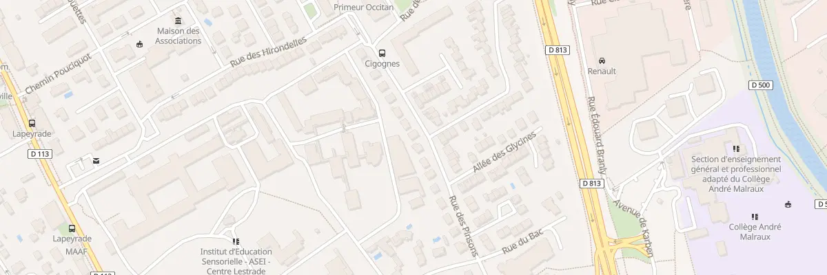 Plan du 17 Rue des Pinsons à Ramonville-Saint-Agne