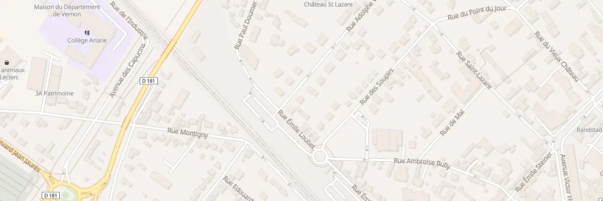 Plan du 19 Rue Adolphe - Vard à Vernon