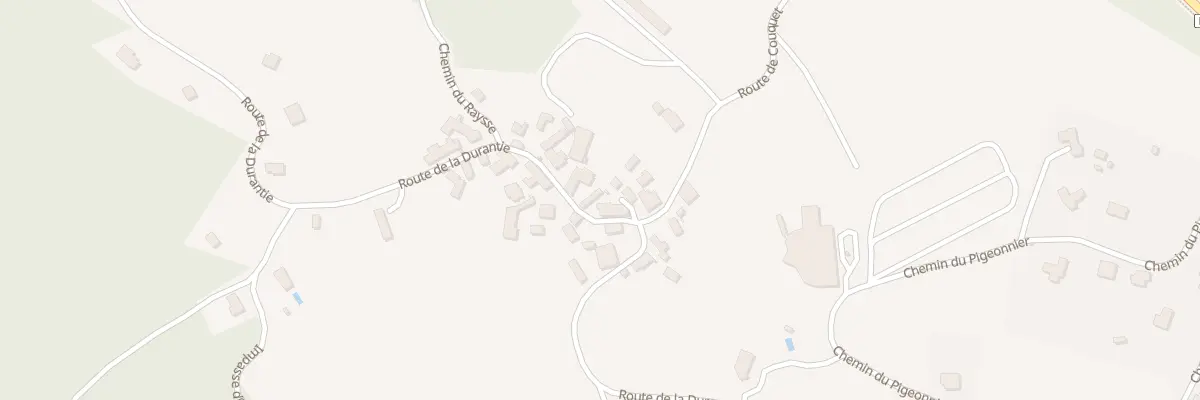 Plan du 772 Rte de la Durantie à Lanzac