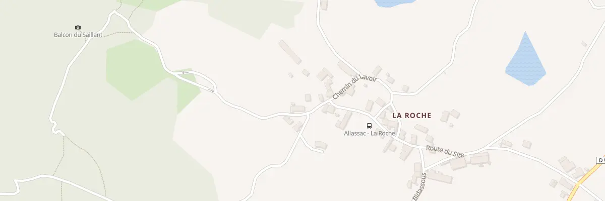 Plan du 474 La Roche à Allassac