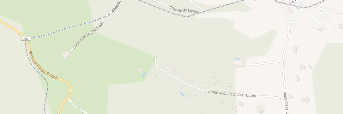 Plan du 350 Imp du Pech des Tourds à Flaujac-Poujols