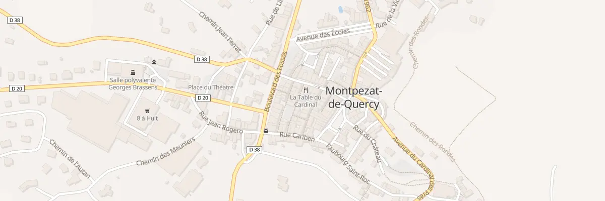 Plan du 1 Rue Larroque à Montpezat-de-Quercy