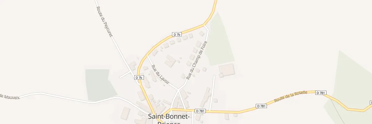 Plan du 5065A Du Bourg à Saint-Bonnet-Briance