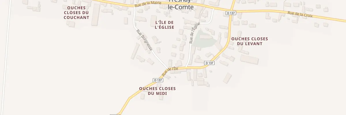Plan du 12 Rue de l’Ile à Fresnay-le-Comte