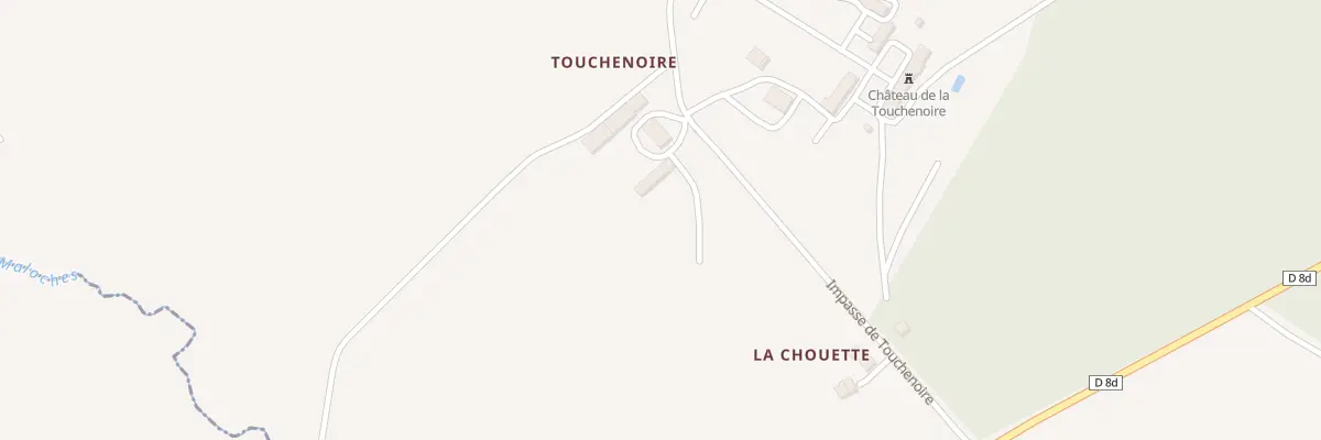 Plan du 5147 Touchenoire à Gehée