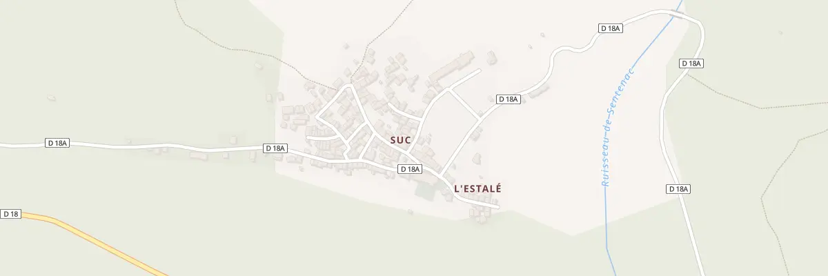 Plan du 1 Qua du Baillat à Val-de-Sos
