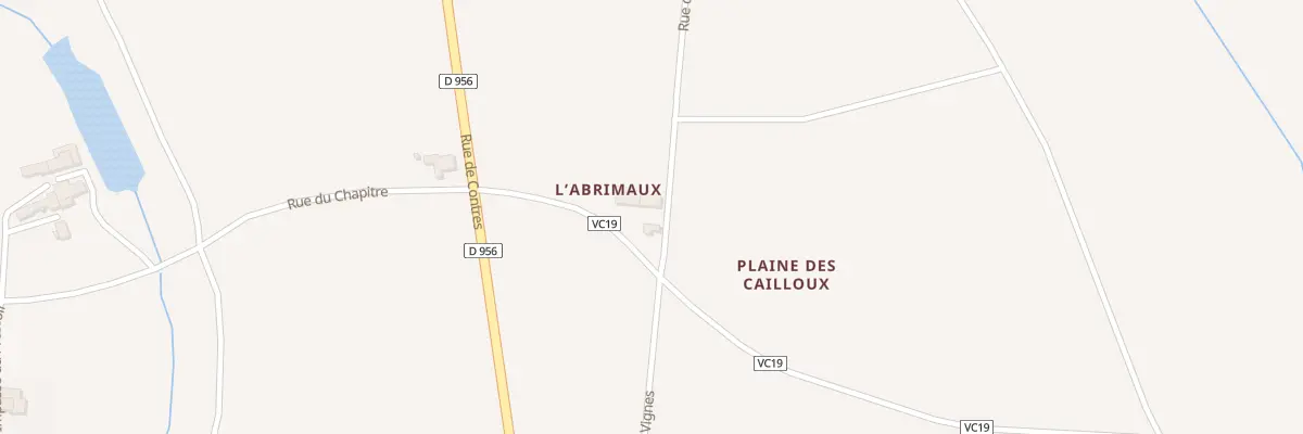 Plan du 50 Rue de la Grande Brosse à Chémery