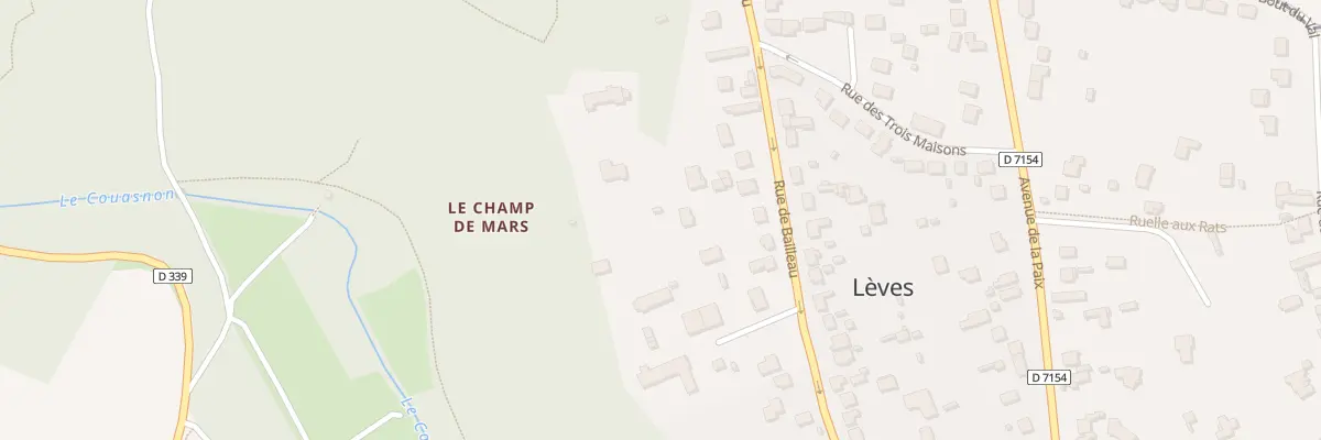 Plan du 43B Rue de Bailleau à Lèves