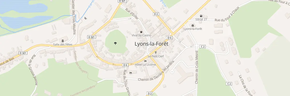 Plan du 22 Pl Isaac Benserade à Lyons-la-Forêt