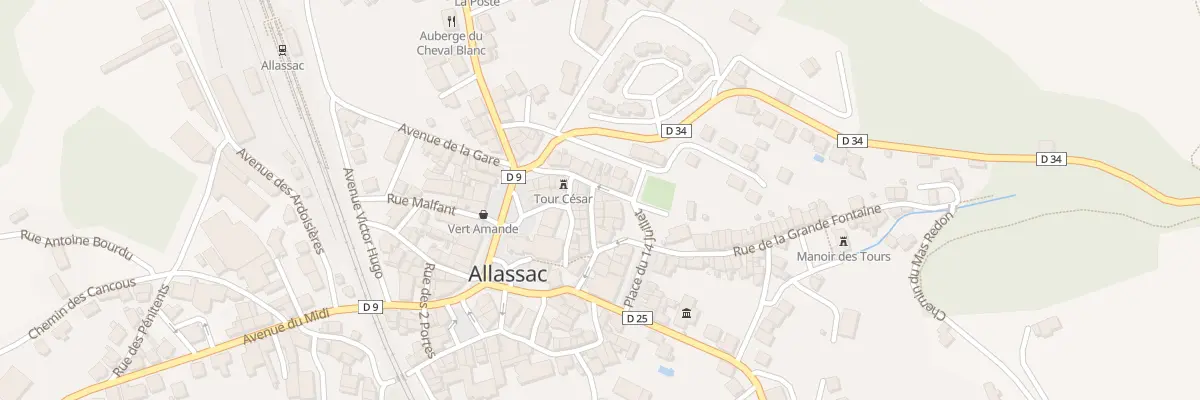 Plan du 12 Rue De La Tour Cesar à Allassac