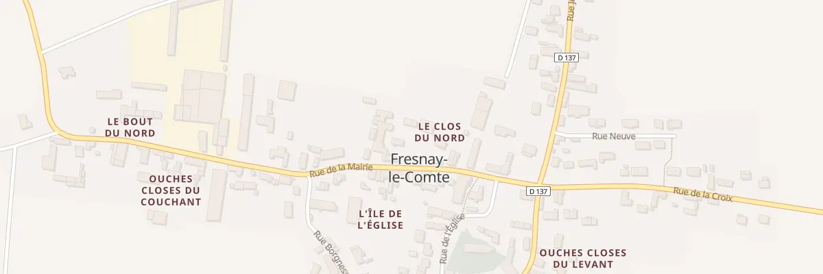 Plan du 12 Rue de la Mairie à Fresnay-le-Comte
