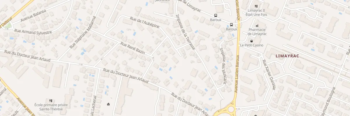 Plan du 9 Rue de l’Aubépine à Toulouse