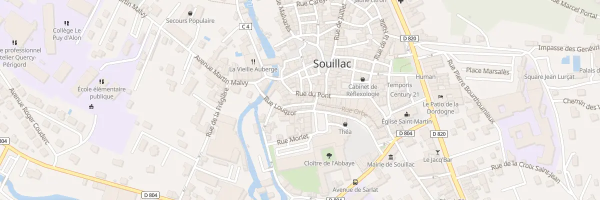 Plan du 6053 Rue de la Sourde à Souillac