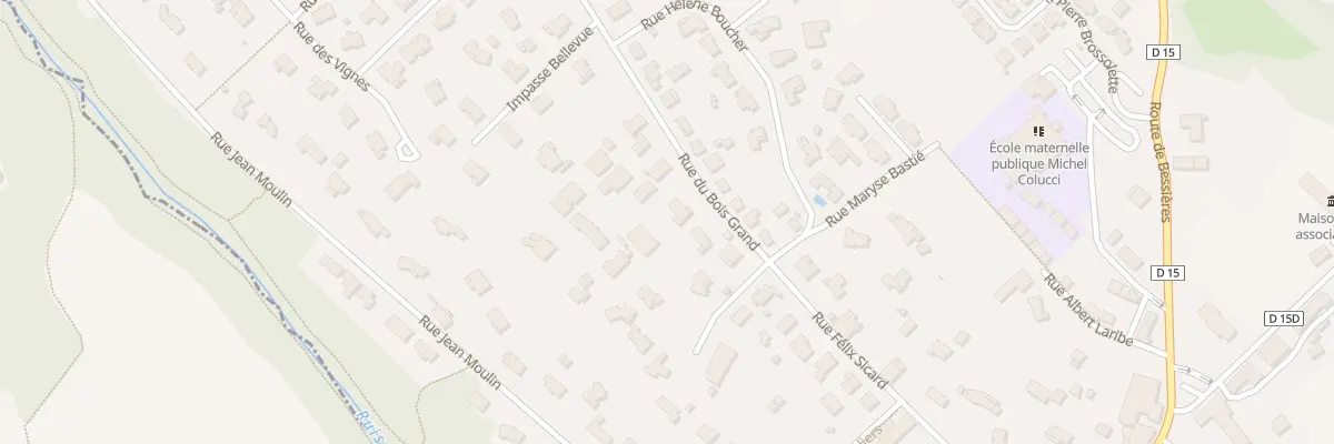 Plan du 5 Rue du Bois Grand à Montberon