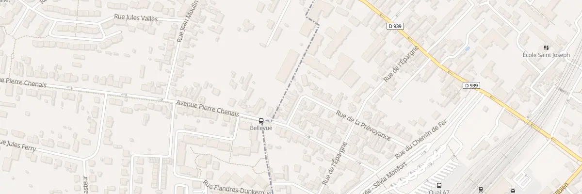 Plan du 2 Rue de Bellevue à Mainvilliers