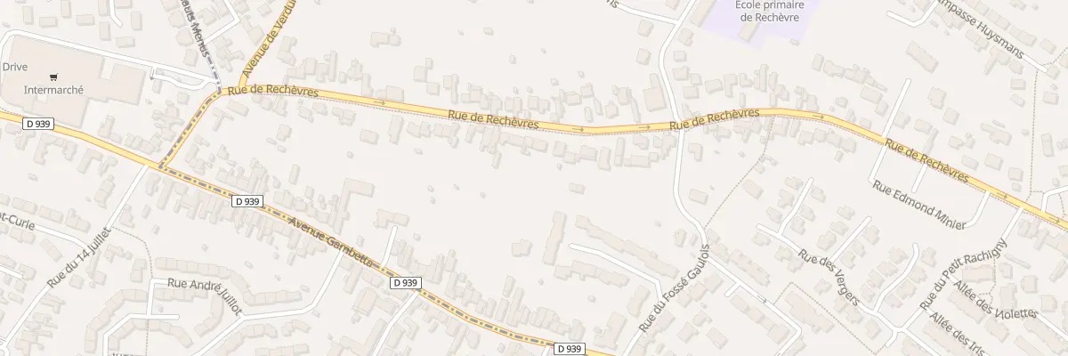 Plan du 53 Rue de Rechèvres à Chartres