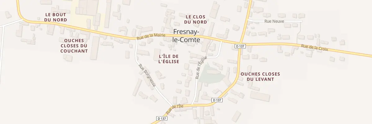 Plan du 8 Rue de l’Eglise à Fresnay-le-Comte