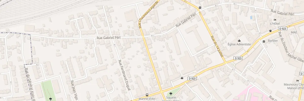 Plan du 27 Rue Chauveau-lagarde à Chartres
