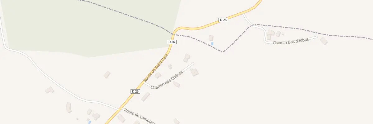 Plan du 5046F Bos Dal Bas à Montdoumerc