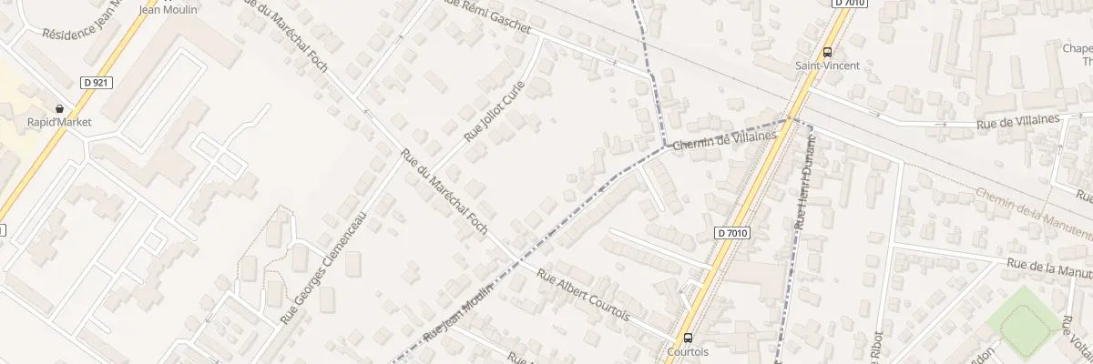 Plan du 16 Rue Jean Moulin à Lucé