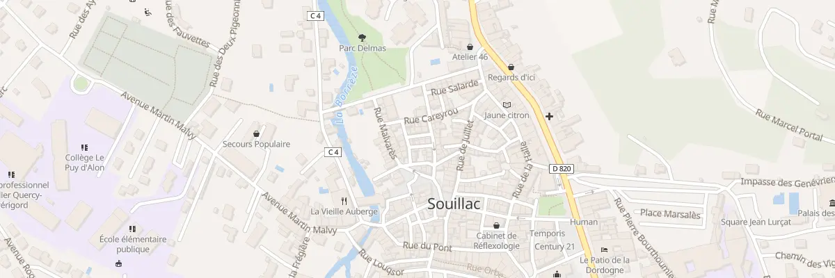 Plan du 6 Rue des Porches à Souillac