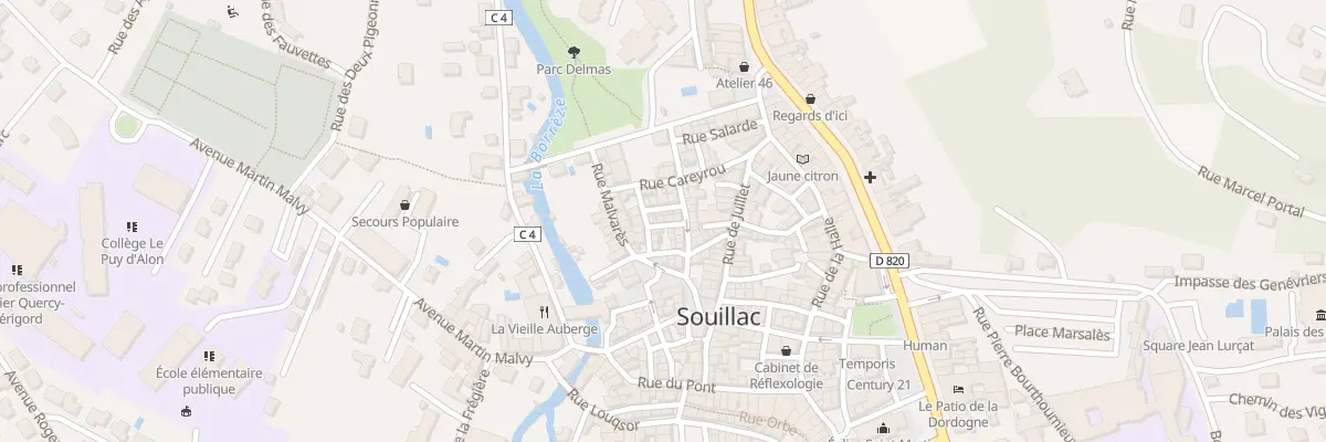 Plan du 3 Rue des Craquelins à Souillac