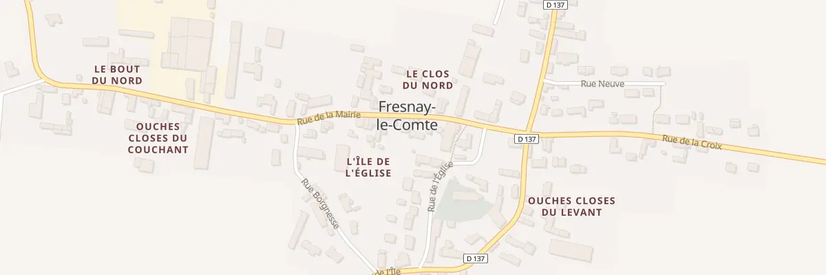 Plan du 7 Rue de la Mairie à Fresnay-le-Comte