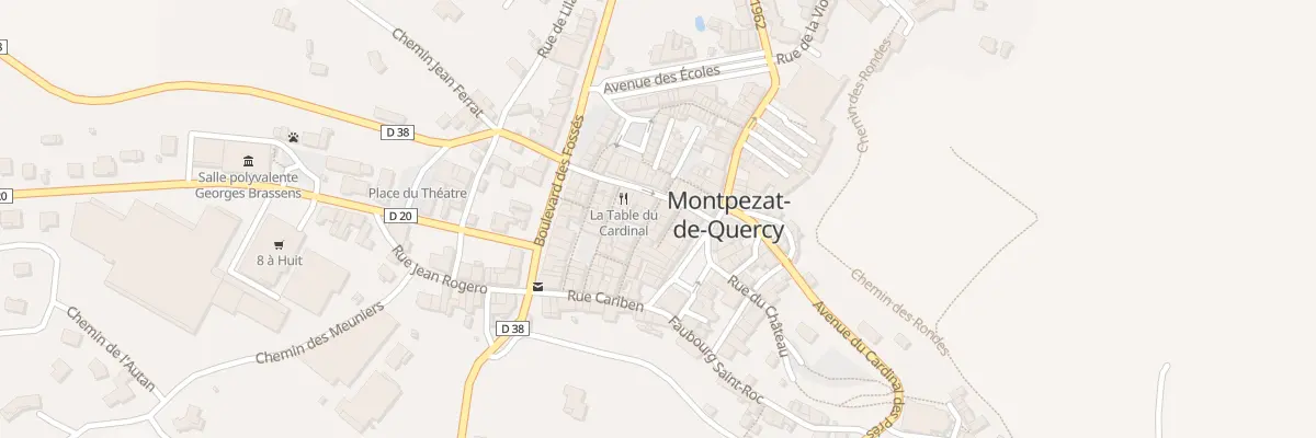 Plan du 1 Rue du Pontet à Montpezat-de-Quercy