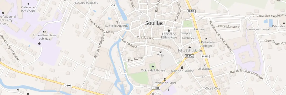 Plan du 15 Rue Louqsor à Souillac