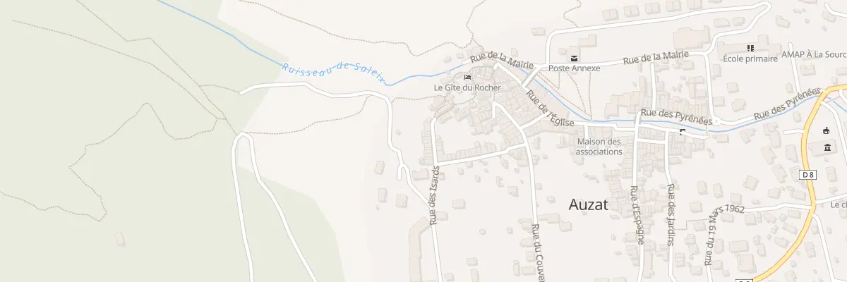 Plan du 6 Rue des Isards à Auzat