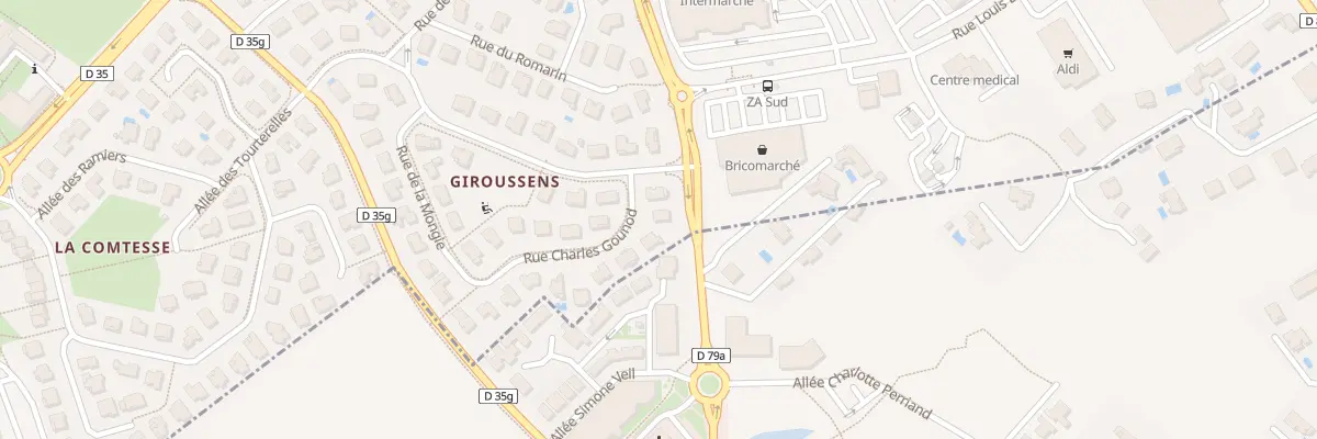 Plan du 3 Rue Charles Gounod à Ramonville-Saint-Agne