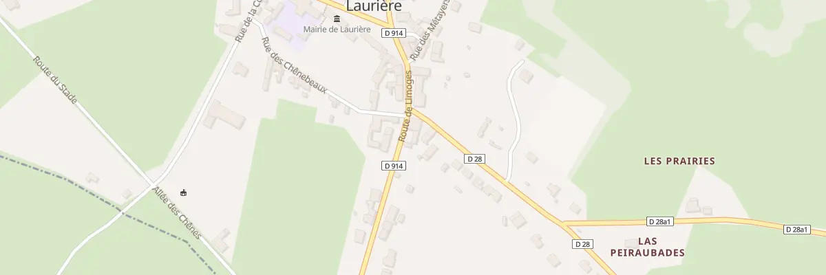 Plan du 9 Rte de Limoges à Laurière