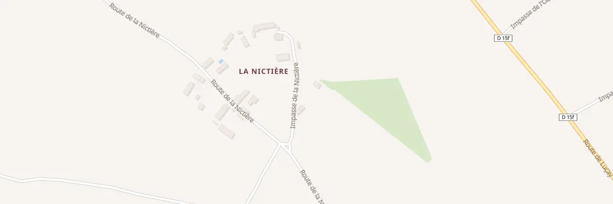 Plan du 5190 La Nictiere à Gehée