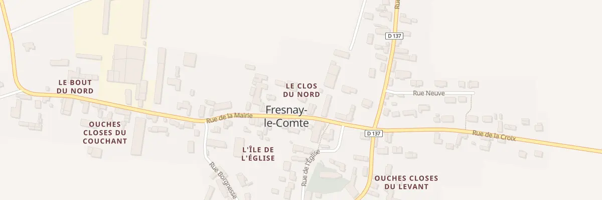 Plan du 8 Rue de la Mairie à Fresnay-le-Comte