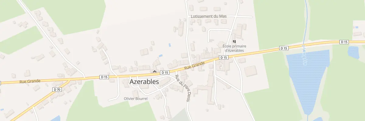 Plan du 22 Rue Grande à Azerables