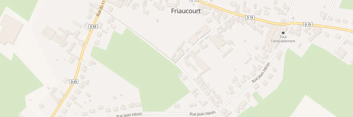 Plan du 11 Rue du 1er Mai à Friaucourt