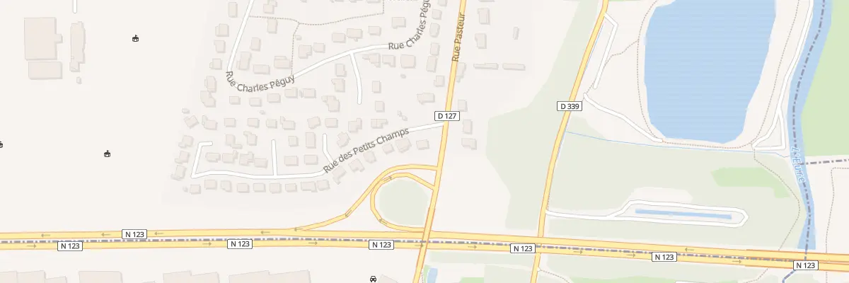 Plan du 1 Rue des Petits Champs à Luisant