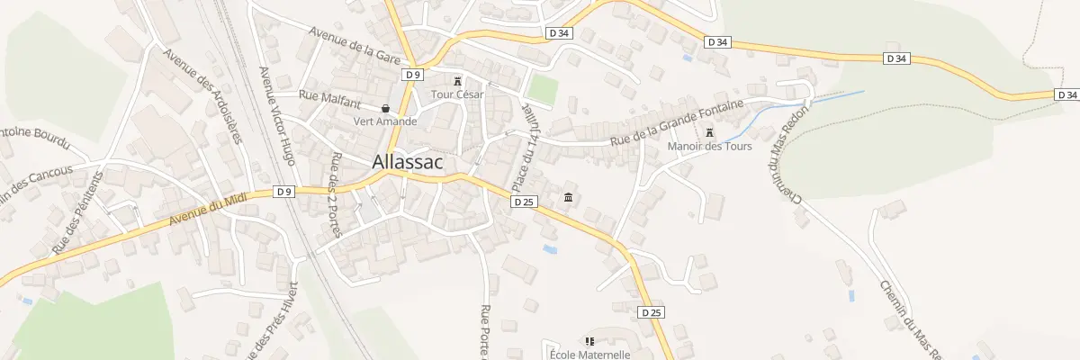 Plan du 4 Pl Du 14 Juillet à Allassac