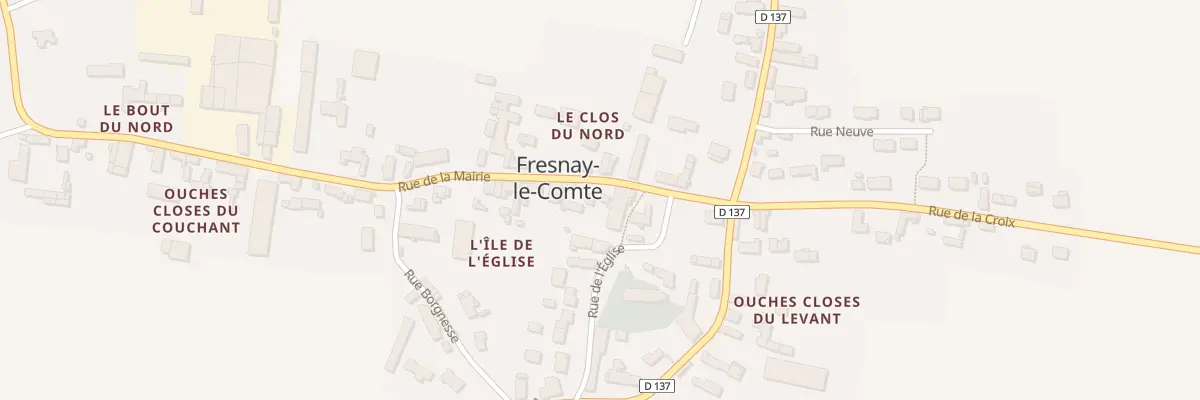 Plan du 5 Rue de la Mairie à Fresnay-le-Comte
