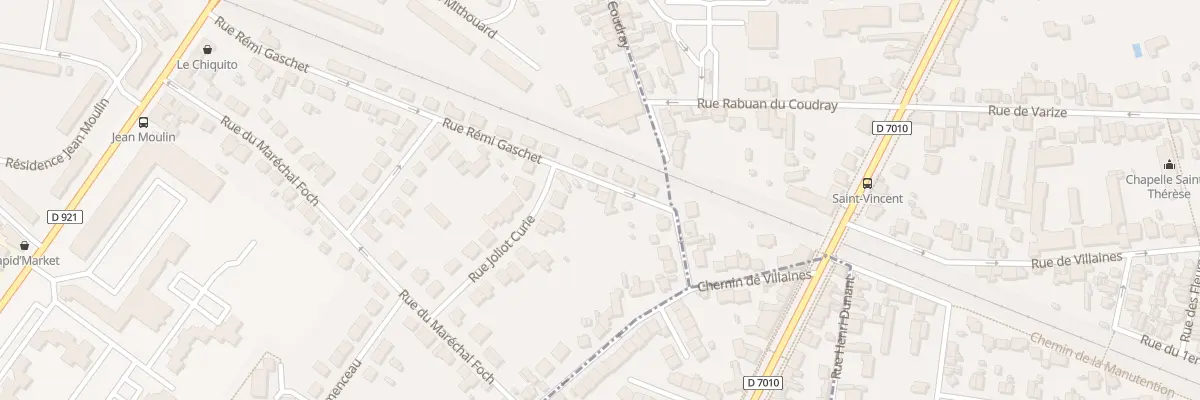 Plan du 32 Rue Remi Gaschet à Lucé