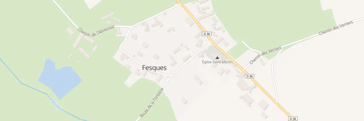 Plan du 5005 Le Village à Fesques