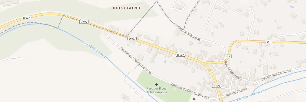 Plan du 6 Rue Nationale au Pont-Chrétien-Chabenet