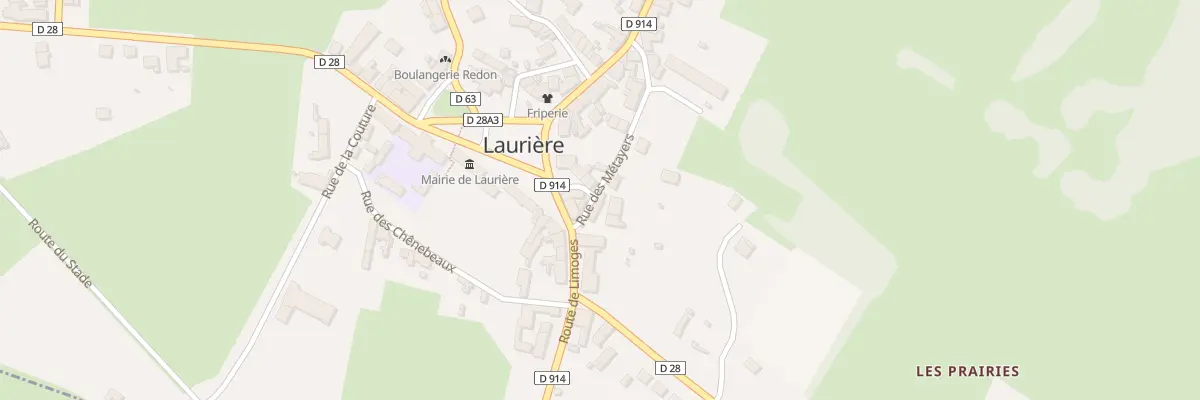 Plan du 6 Rue des Métayers à Laurière
