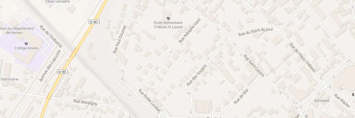 Plan du 11 Rue Adolphe - Vard à Vernon